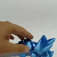 Rinototo.gif Файл STL Nice triceratops Flexi・Модель 3D-принтера для скачивания