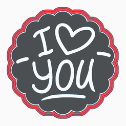 GIF.gif STL file VALENTINE 1 / COOKIE CUTTER・Model to download and 3D print