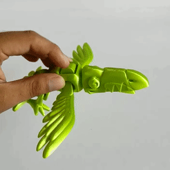 tucanisimo.gif Файл STL Nice Toucan Flexi・Идея 3D-печати для скачивания
