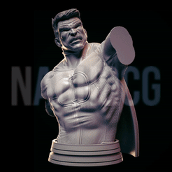 ezgif-1-62a156c58c.gif Archivo STL Fan Art - Omniman - Bust・Diseño de impresión en 3D para descargar