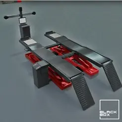 ALIGN-LIFT.gif Diorama: Wheel Alignment Lift for RC and Diecast