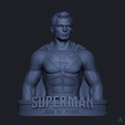 SUPERMAN-BUST-360D_1.gif SuperMan Bust 3D printable