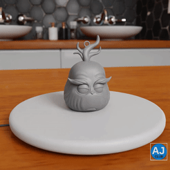 ezgif.com-gif-maker-3.gif STL file THE GRINCH KEYCHAIN・3D print model to download