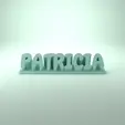 Patricia_Organic.gif Patricia 3D Nametag - 5 Fonts
