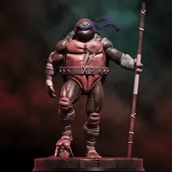 don.gif Fanart TMNT Donatello Triumphant Statue