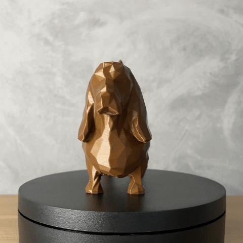 Basset Hound Low Poly