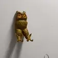 ezgif.com-video-to-gif-12.gif OWL- lighted wings -  wall key holder - Halloween Deco