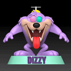 dizzy-video-converter.com.gif Fichier STL DIZZY FUNKO POP・Modèle pour impression 3D à télécharger, RuVa_Printing