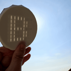 BFF.gif STL file Best Friends Forever Coaster with Secret Message・3D print design to download