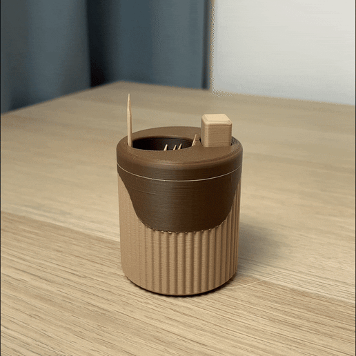 Toothpick Dispenser | Pop-up Toothpick Holder
