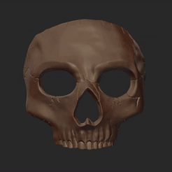 MaskVid0001-0250.gif 3D file Printable Skull Mask STL・3D print object to download