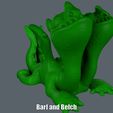 Barf and Belch.gif Файл STL Barf and Belch (Easy print no support)・Модель для загрузки и печати в формате 3D