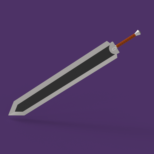 Dragon Slayer Sword – Legendary Berserk Sword 3D Model