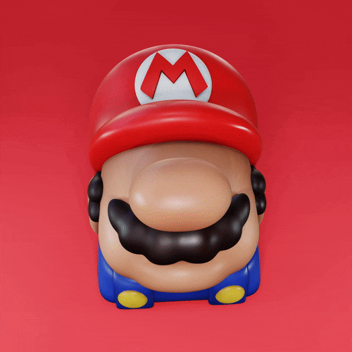 mario.gif Bros Keycaps - Mechanical Keyboard