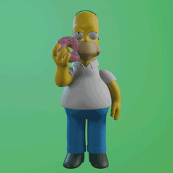 colorgif.gif Fichier STL Homer Simpson・Objet pour impression 3D à télécharger