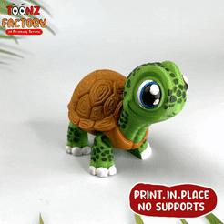 gif-7.gif STL file CUTE FLEXI TURTLE ARTICULATED・Model to download and 3D print