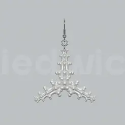 NJ_Model_007-1.gif Abstract Symmetrical Earrings. STL  Model 3D Jewelry CAD Designs