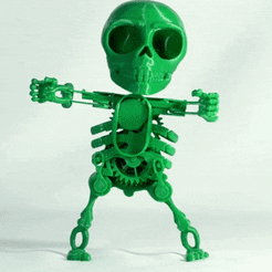 Gif-5.gif Download 3D file Dancing skeleton • 3D printing model, DancingToys