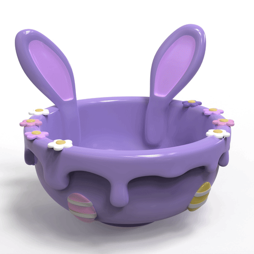 Pokemon-Inspired Easter Bunny Bowl – Cute Drip Candy Holder