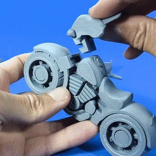 Bagger-Motorcycle-gif.gif Bagger Motorcycle Print in place