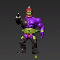 trapjaw.gif OBJ file Trapjaw He-Man Action Figure MOTU Style・Design to download and 3D print