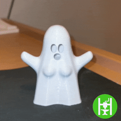 sexy-ghost.gif Archivo STL Fantasma sexy con piernas・Diseño para descargar y imprimir en 3D