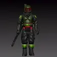 BOOK OF.gif STAR WARS .STL THE MANDALORIAN, THE BOOK OF BOBA FETT OBJ. KENNER STYLE ACTION FIGURE.