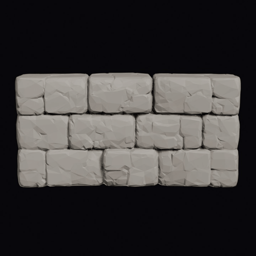 Mossy Blockwork Wall Terrain