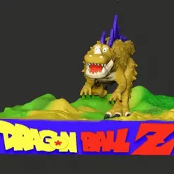 ZBrush-Movie2-1-1.gif Dinosaur Dragon Ball Z KAKAROT