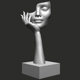 turntable000.gif Half Faced Female Bust