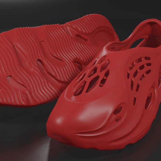 0001.gif 3D file Yeezy Foam Runner・3D printable design to download, pakoboris