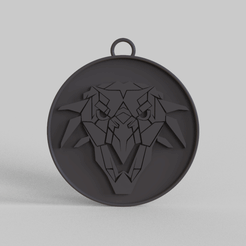 11.169.gif Download STL file THE WITCHER SCHOOL OF THE GRIFFIN • Template to 3D print, ZetaMod
