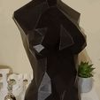 torse-de-femme-02.gif STL file BARE WOMAN TORSE HOME DECORATION origami・3D printable model to download