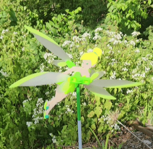 Tinkerbell Wind Spinner - 3D model önizlemesi