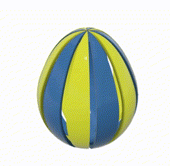 Osterei-Deko.gif Free STL file Decorative Easter Egg・Design to download and 3D print