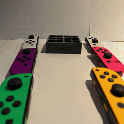 ezgif.com-gif-maker-4.gif Free STL file Stand for Nintendo Joycon・Template to download and 3D print
