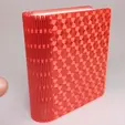 boite-livre-Heliox.gif Download STL file Book Box with Living Hinge • Object to 3D print, Heliox