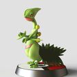 Sceptile.gif Treeko Grovyle Scptile Mega sceptile EVOLUTION- FAN ART - POKÉMON FIGURINE -POKEMON