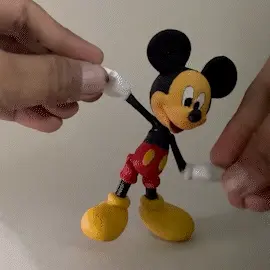 🐁 Mickey Mouse Articulated・ STL File for ・Cults