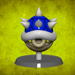 ZBrush-Movie-02.gif Fichier STL Mario Coquille Epineuse Koopa Troopa Basée・Plan imprimable en 3D à télécharger