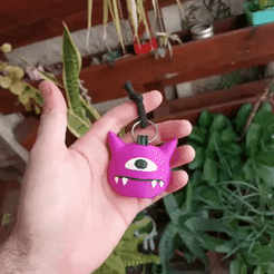 giphy.gif Ellie Williams devil keychain - The last of us.