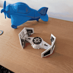 Final_front.gif Archivo DXF Tie-Coaster (Vader Ultimate Coaster)・Idea de impresión 3D para descargar, CromeX