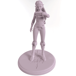 ezgif.com-gif-maker.gif Free STL file Zelda Breath of Wild Figure・3D printable model to download