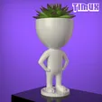 TIMUX_MD4.gif ROBERT PLANT POT STANDING WITH SHOES
