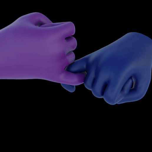 Promesa Manos - Promise 3D model