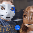 Masks-GIF.gif Raptor Dinosaur mask wearable with moving jaw