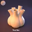 tv.gif Tulip Vase (supportless print)