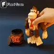 Gif-2.gif Flexi Donkey Kong, артикулированная фигурка-фиджет, 3мф в комплекте