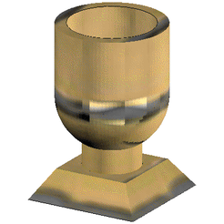 holy-cup.gif Download free STL file Cup with hidden compartment • 3D printable object, gianmatt