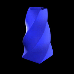 spiral-vase-2.gif Fichier STL gratuit Vase en spirale #003・Modèle pour impression 3D à télécharger, RgsDev
